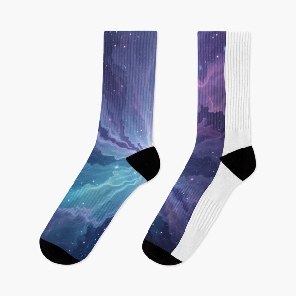 Item preview, Purple Teal Galaxy Aurora Boreal #1 #decor #art designed and sold by Orese12.