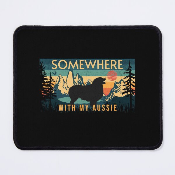 Item preview, Somewhere With My Australian Shepherd Aussie Hiking designed and sold by Guarddogdrive.