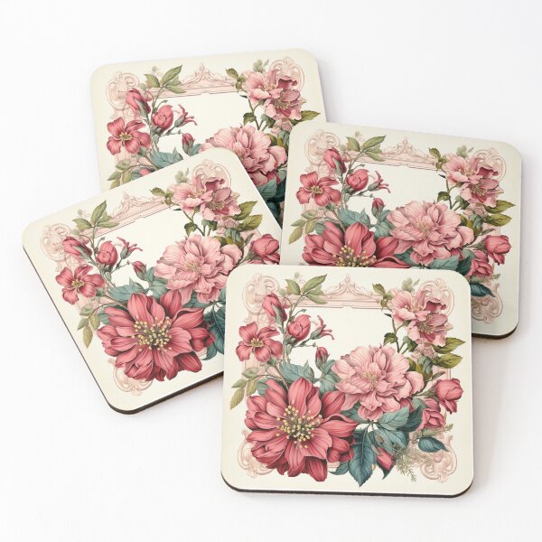 Item preview, Vintage victorian flower frame designed and sold by MendaciousMina.
