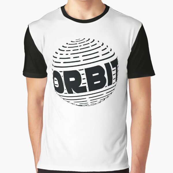 Item preview, Black Orbit Minimalist T-shirt – Futuristic Fashion Statement designed and sold by Elitees01.