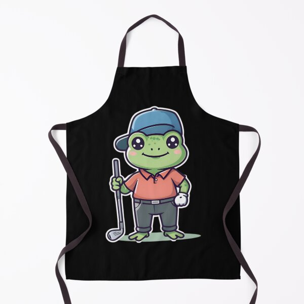 Item preview, A Cute Golfer Frog designed and sold by DWorriBHappi.