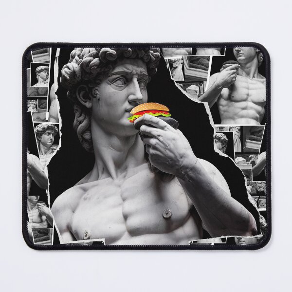 Item preview, Fast Food David Vintage 80's Retro Pop Culture Art designed and sold by Back2Collage.