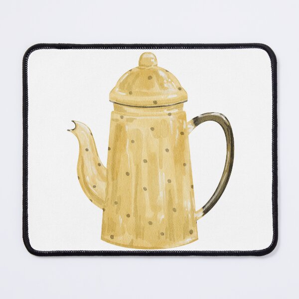Item preview, Adorable watercolor kettle in retro style designed and sold by alladorofieieva.