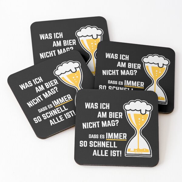 Artikelvorschau, Was Ich Am Bier Nicht Mag? (Sanduhr / Bieruhr / NEG / 3C) entworfen und verkauft von Roderix.