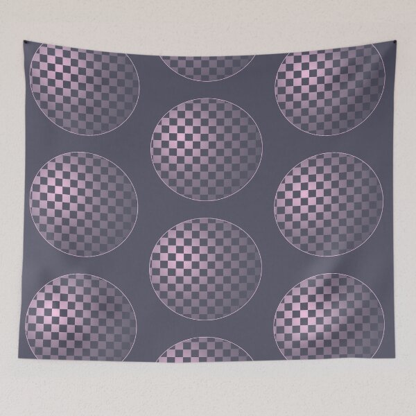 Item preview, The checkered purple ball designed and sold by AnnabellaRh.