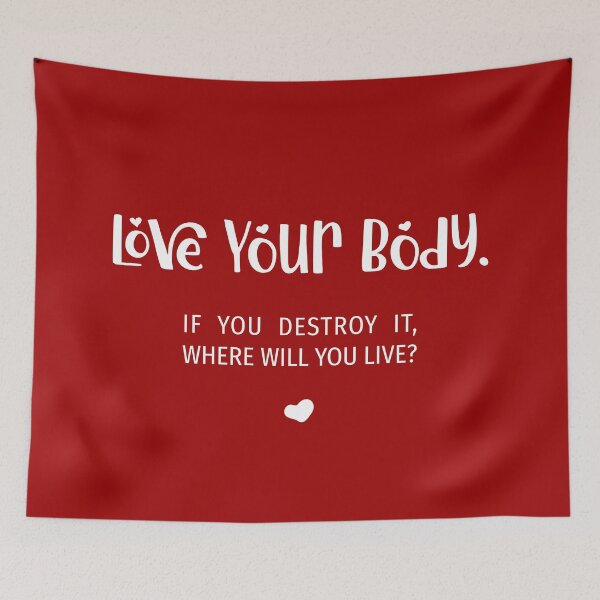Item preview, Love Your Body., Unique designed and sold by villacreativa.