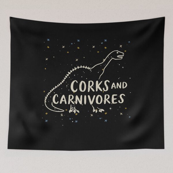 Item preview, Corks and Carnivores Dinosaur Wine designed and sold by Taans-Creation.