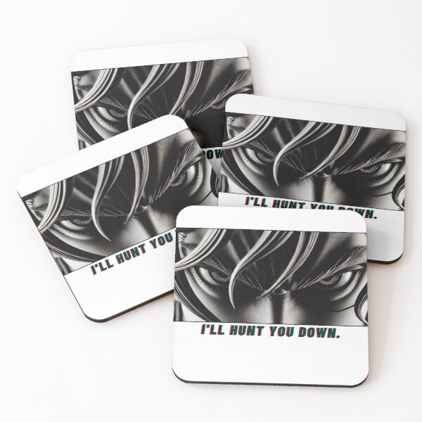 Item preview, "Anime-Style Intense Black-and-White Face Design" designed and sold by ForFamily1120.