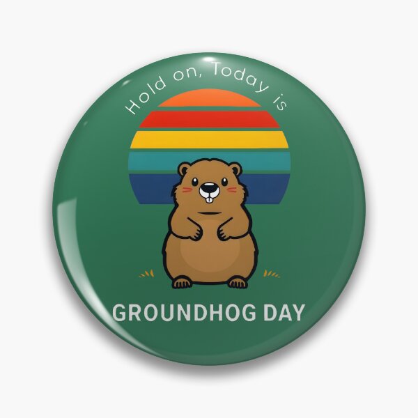 Item preview, Hold on, Today is GROUNDHOG DAY designed and sold by Vashy56.