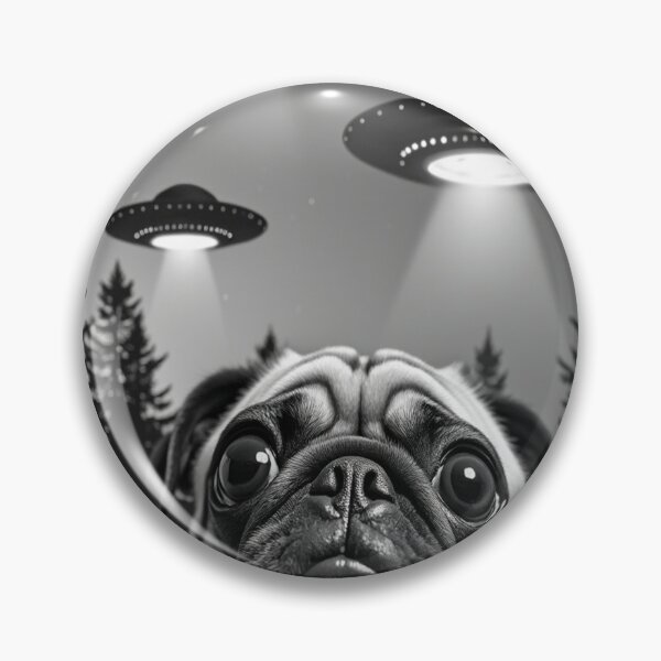 Item preview, French Bulldog Alien Abductions Selfie: A fun and hilarious pattern featuring animals taking selfies with aliens during an unexpected encounter. designed and sold by Camel & Quirk.