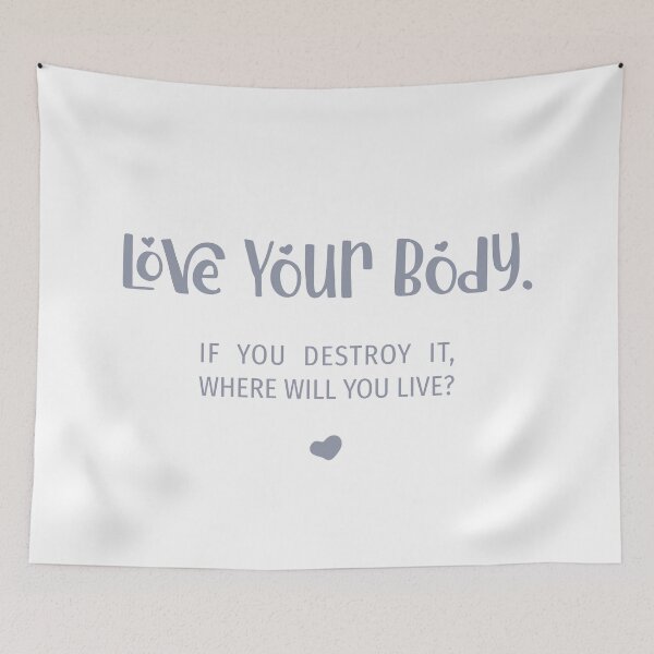 Item preview, Love Your Body., Unique designed and sold by villacreativa.