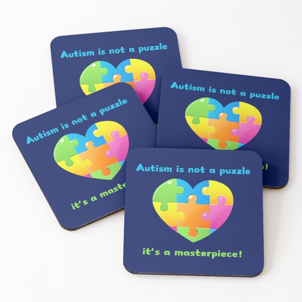 Item preview, Autism Is Not a Puzzle, It's a Masterpiece! designed and sold by Goddess888.