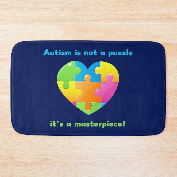 Item preview, Autism Is Not a Puzzle, It's a Masterpiece! designed and sold by Goddess888.