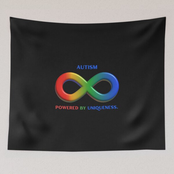 Item preview, Autism: Powered by Uniqueness designed and sold by Goddess888.