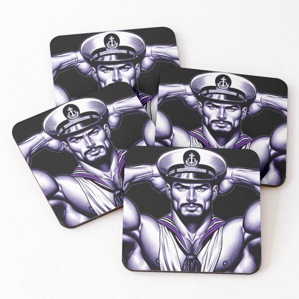 Item preview, Color Pop - San Francisco Sailor Pride Tom of Finland Tribute Gay Pride Graphic Design designed and sold by ItsAKinkThing.