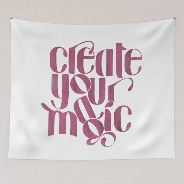 Item preview, Magical Typography Design designed and sold by Ei-n-drucksvoll.