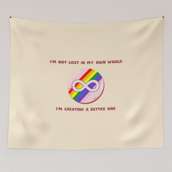 Item preview, I'm Not Lost in My Own World, I'm Creating a Better One designed and sold by Goddess888.