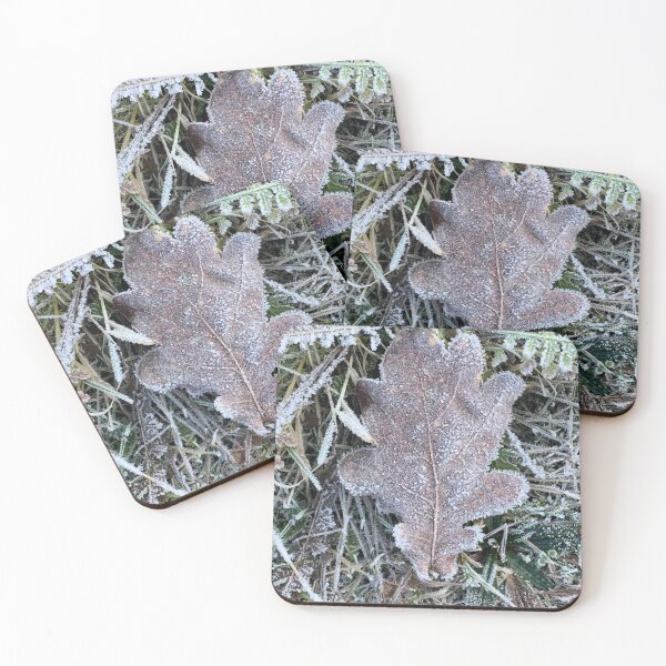 Item preview, Frosted Leaf: Nature’s Winter Elegance designed and sold by veraD58.