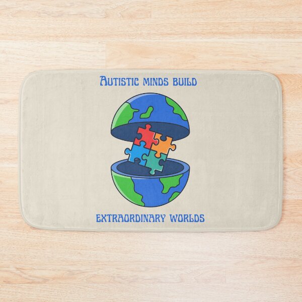 Item preview, Autistic Minds Build Extraordinary Worlds designed and sold by Goddess888.