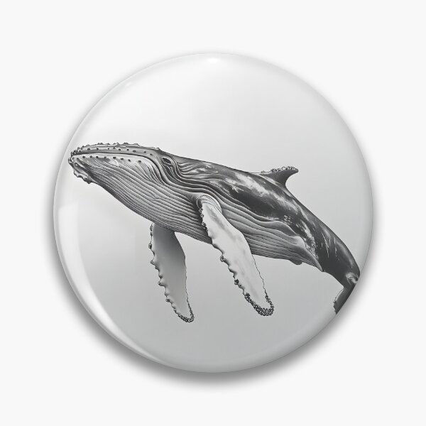 Item preview, Realistic Whale pencil drawing designed and sold by Pencil-Art.
