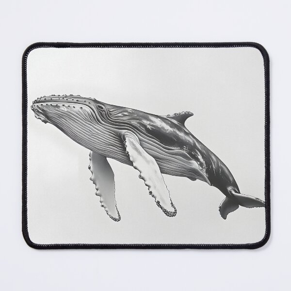 Item preview, Realistic Whale pencil drawing designed and sold by Pencil-Art.
