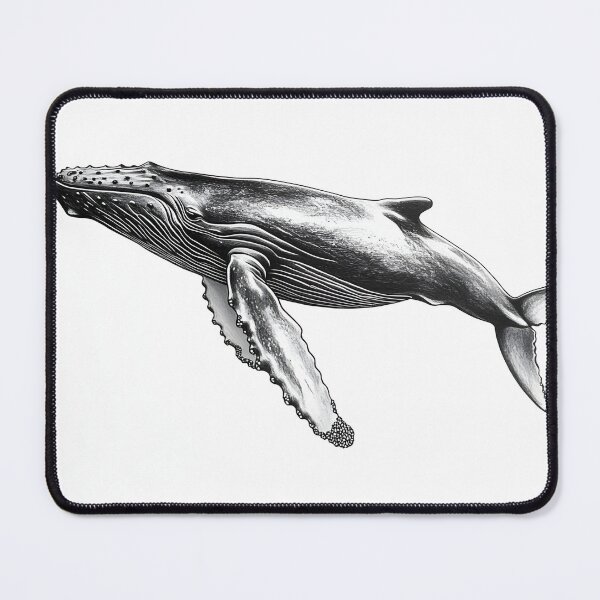Item preview, Realistic Whale pencil drawing designed and sold by Pencil-Art.
