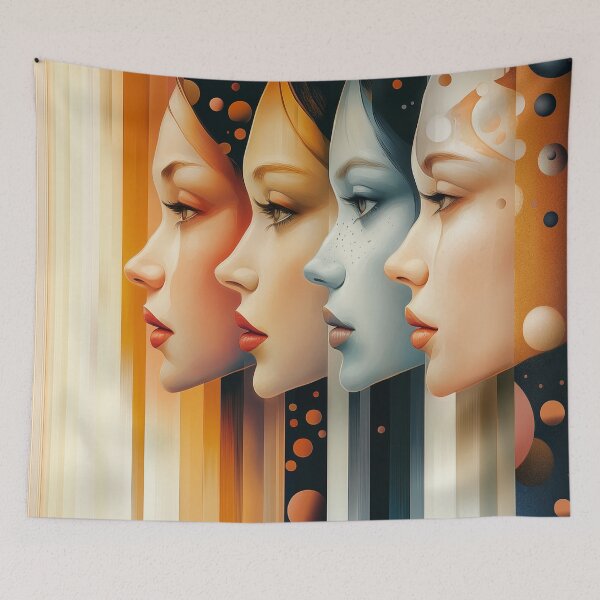 Item preview, Spectrum. Female portrait wellbeing design. designed and sold by Shoot-The-Moon.