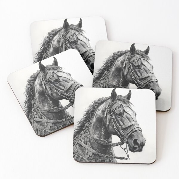 Item preview, Realistic Horse pencil drawing designed and sold by Pencil-Art.