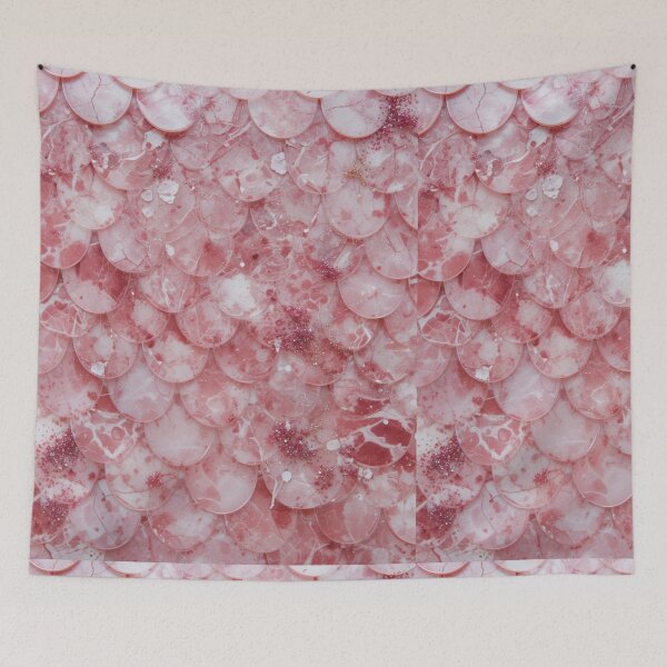 Item preview, Red Velvet Mermaid Scale #1 #pattern #decor #art (Photo of Glitter Only - Not Reflective) designed and sold by Orese12.