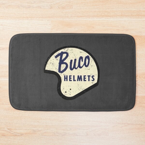 Item preview, Vintage Buco helmets emblem - worn, aged, distressed print. designed and sold by retropetrol.