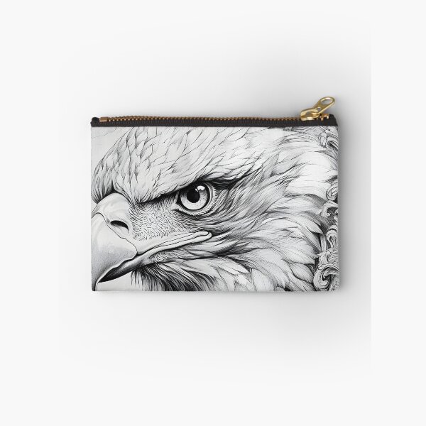 Item preview, Realistic Eagle Black and White Design designed and sold by Pencil-Art.