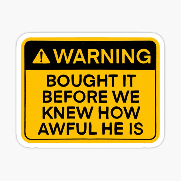 Item preview, Warning Elon Sucks designed and sold by TheDumplings.