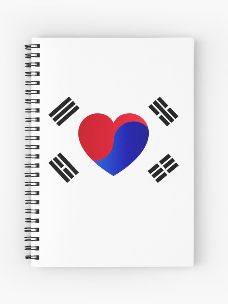 Cuaderno de espiral «Amor de Kpop Corea» de BlueprintH | Redbubble