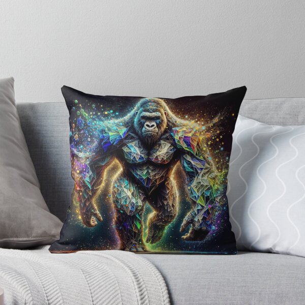 Item preview, Luminous geometric gorilla designed and sold by Seve-IA.