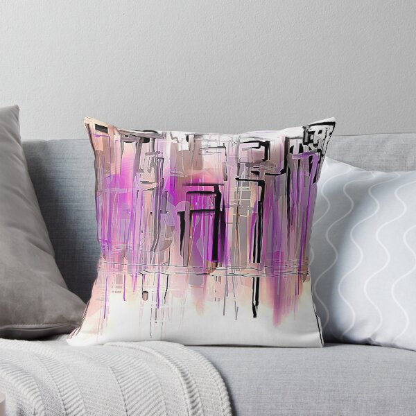 Item preview, City in Pink and Purples with Grays designed and sold by Jessielee72.
