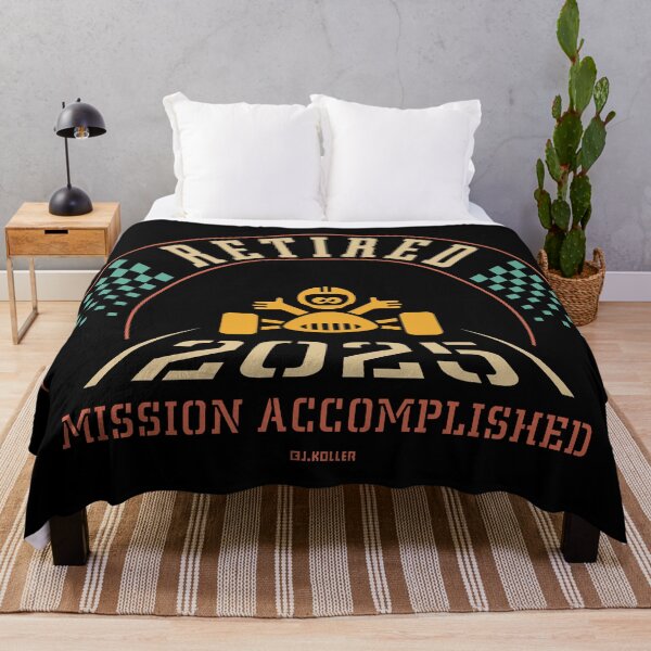 Item preview, Retired 2025 – Mission Accomplished (Retiree / Retirement Entry / 4C) designed and sold by MrFaulbaum.