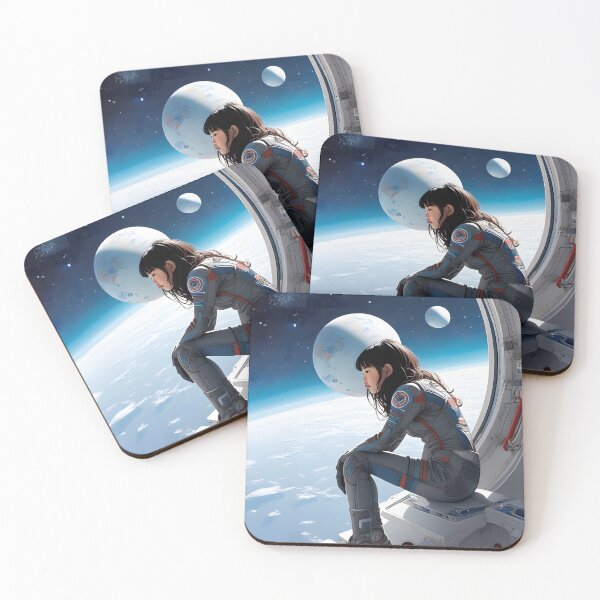 Item preview, lonely girl in space designed and sold by aliraweb.