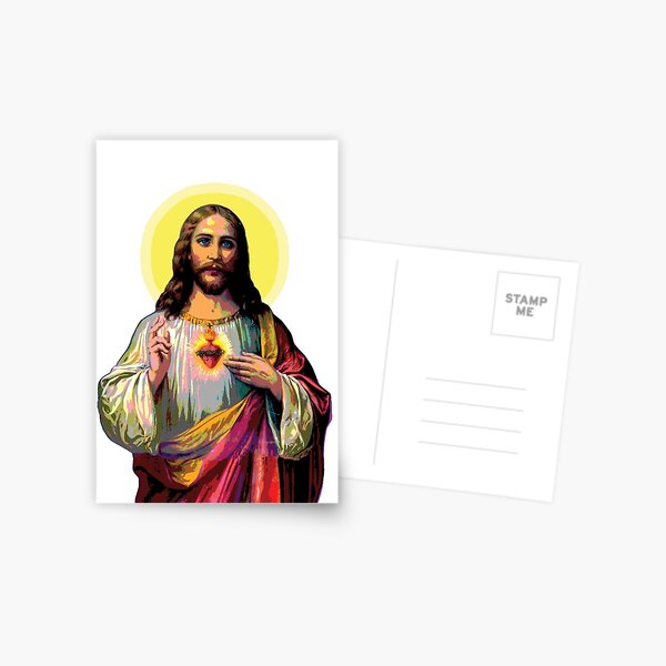 Item preview, Jesus Christus in Pop Art Style  designed and sold by Lily Rose Doodle.