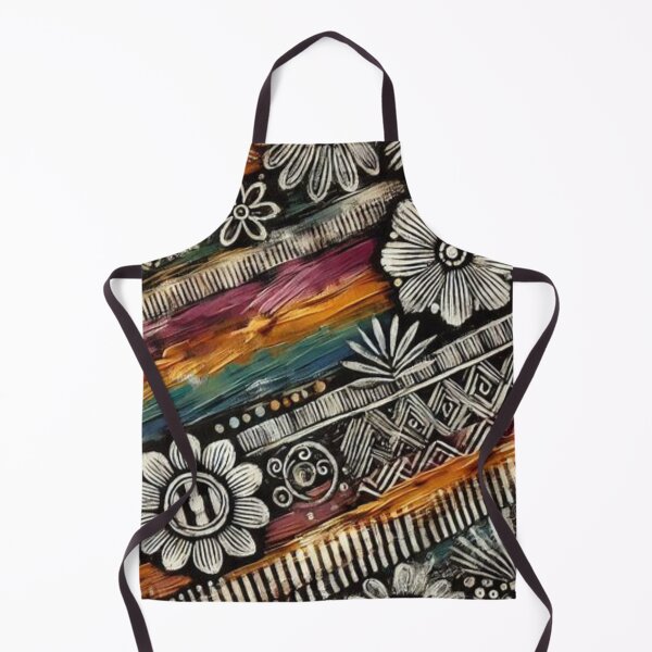 Item preview, Bogolan Mud Cloth Print with Floral Pattern designed and sold by Shs-Kenya.