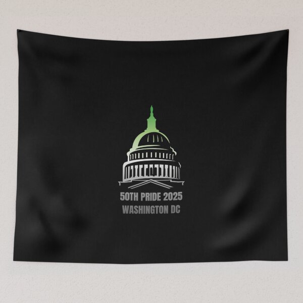 Item preview, Washington DC Pride 2025, Aromantic pride flag graphic, Capitol Pride Graphic, 50th Pride Washington DC, gay festival, pride festival, Equality Matters, 2025 pride,  designed and sold by PrideBeProud.