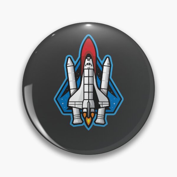 Artikelvorschau, Abzeichen für die Startmission des Space Shuttle - Weltraumerkundungen entworfen und verkauft von Jamieferrato19.