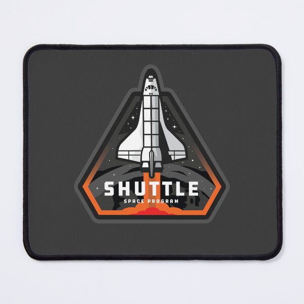 Item preview, Dark Space Shuttle Launch Mission badge - space explorations designed and sold by Jamieferrato19.
