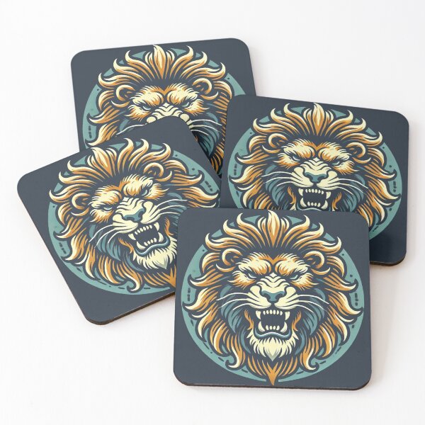 Item preview, Lion Face D6 designed and sold by dudeism.
