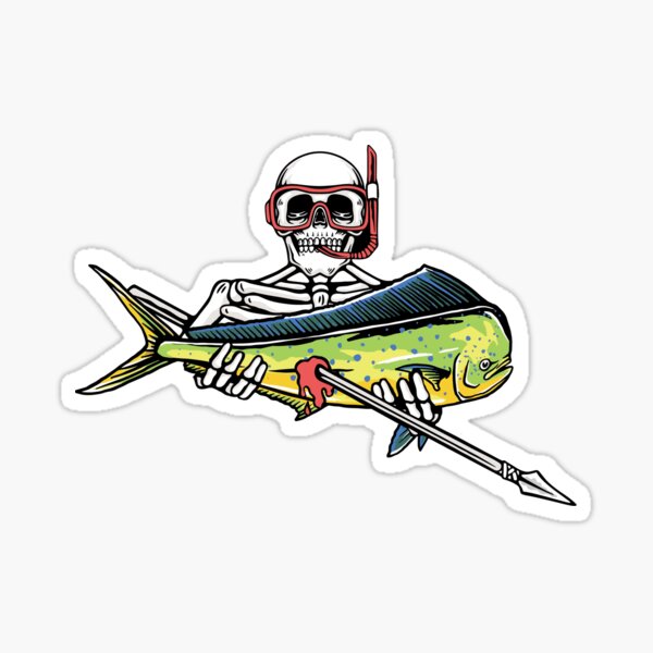Vista previa del artículo con la obra «pesca submarina de dorado», diseñado y vendido por CoastalPulse.