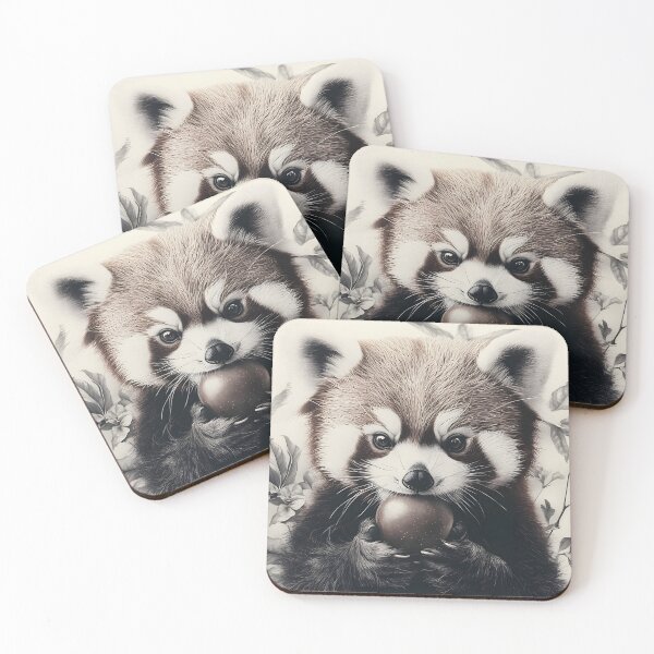 Item preview, Realistic Red Panda pencil drawing designed and sold by Pencil-Art.