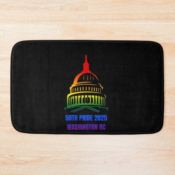 Item preview, Washington DC Pride 2025, Classic pride flag graphic, Capitol Pride Graphic, 50th Pride Washington DC, gay festival, pride festival, Equality Matters, 2025 pride,  designed and sold by PrideBeProud.