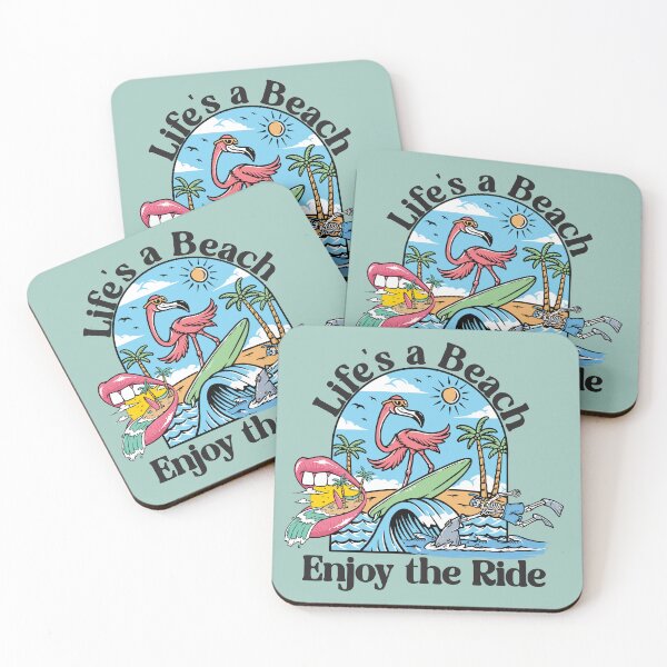 Item preview, Life's a Beach - Enjoy the Ride - Black Text designed and sold by FaeryNuff.