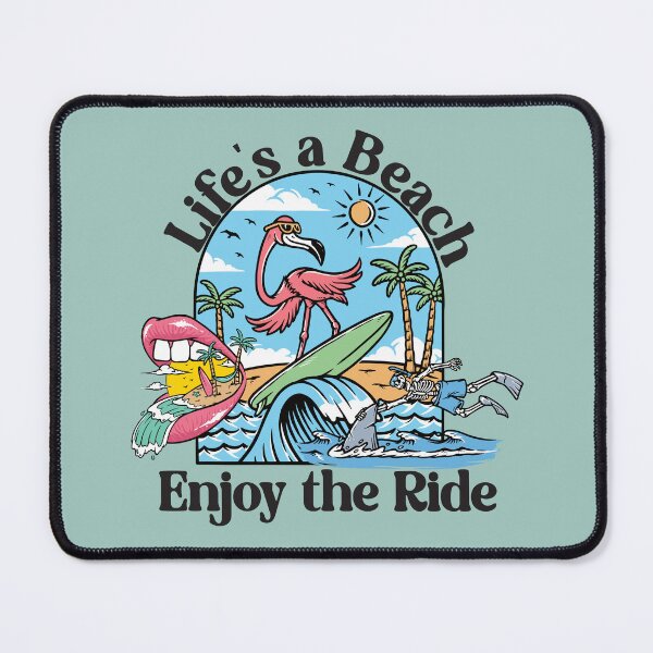 Item preview, Life's a Beach - Enjoy the Ride - Black Text designed and sold by FaeryNuff.