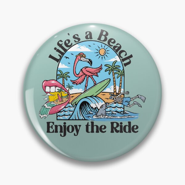 Item preview, Life's a Beach - Enjoy the Ride - Black Text designed and sold by FaeryNuff.