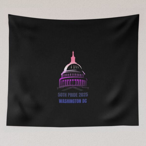 Item preview, Washington DC Pride 2025, Genderfluid pride flag graphic, Capitol Pride Graphic, 50th Pride Washington DC, gay festival, pride festival, Equality Matters, 2025 pride,  designed and sold by PrideBeProud.